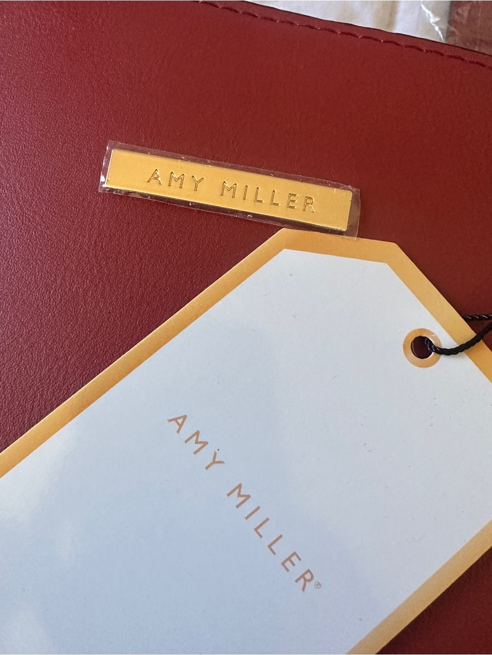 Amy Miller Classic Red Tote Bag by - Picture 2 of 5